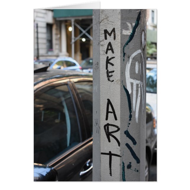 MAKE ART New York Graffiti Street Photography NYC (Voorkant)
