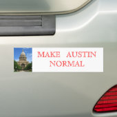 Make Austin Normal Bumpersticker (Op auto)
