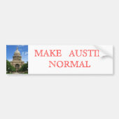Make Austin Normal Bumpersticker (Voorkant)
