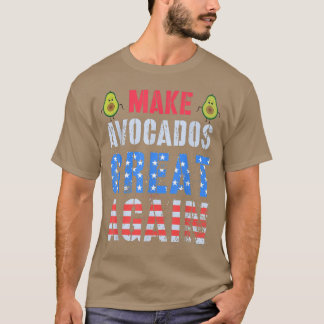 MAKE AVOCADO GREAT HERSTEL Cinco de Mayo Guacamole T-shirt