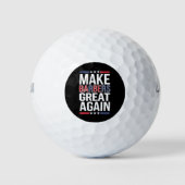 Make Barbers Great Again Barbers voor Trump 2024 Golfballen (Voorkant)