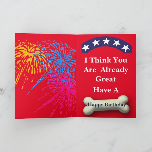 "Make Bassets Great Again" Verjaardag Kaart (Binnen)