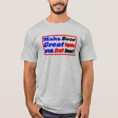 Make Beer Great Again Drink Craft Beer -Box T-shirt (Voorkant)