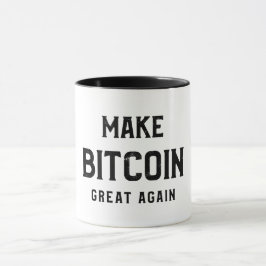 Make Bitcoin great again mug Mok