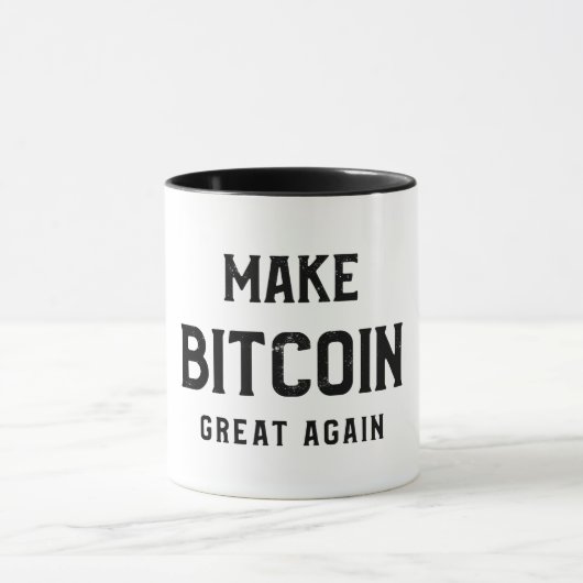 Make Bitcoin great again mug Mok (Midden)
