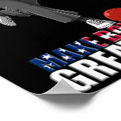 Make Bowling Great Again - Funny Trump Bowling Gif Poster (Hoek)