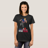 Make Bowling Great Again - Funny Trump Bowling Gif T-shirt (Voorkant volledig)