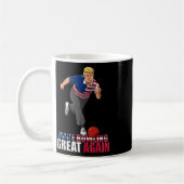 Make Bowling Great Again - Grappige Trump Bowling Koffiemok (Links)