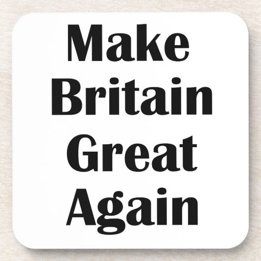 Make Britain Great Again Bier Onderzetter (Voorkant)
