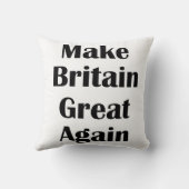 Make Britain Great Again Kussen (Achterkant)