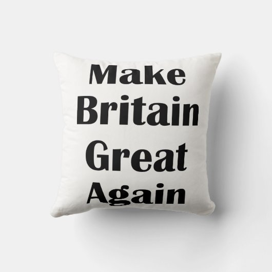 Make Britain Great Again Kussen (Achterkant)