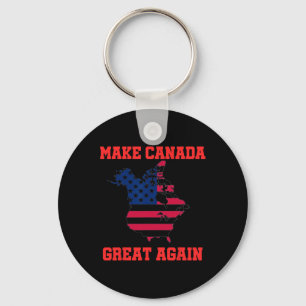 Make Canada Great Again Funny Trump Oh President O Sleutelhanger