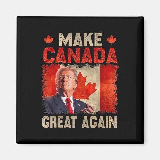 Make Canada Great Again Grappig President Trump Oh Magneet (Voorkant)