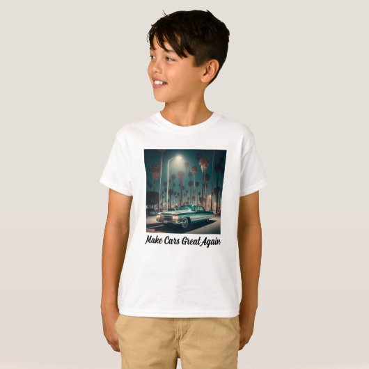 Make Cars Great Again T-shirt (Voorkant volledig)