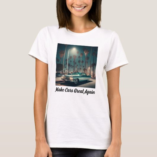 Make Cars Great Again T-shirt (Voorkant)