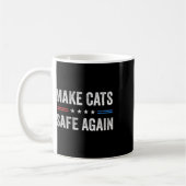 Make Cats Safe Again Funny Election 2024 President Koffiemok (Links)