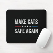 Make Cats Safe Again Funny Election 2024 President Muismat (Met muis)