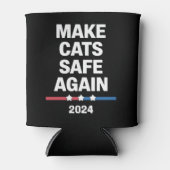 Make Cats Safe Again Grappig 2024 Presidentieel Blikjeskoeler (Voorkant)