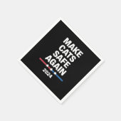 Make Cats Safe Again Grappig 2024 Presidentieel Servet (Hoek)