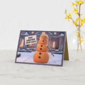 Make Christmas great again Christmas card Kaart (Gele Bloem)