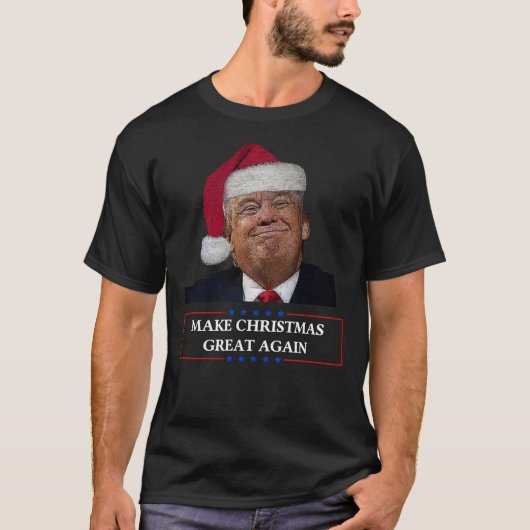 Make Christmas great again funny T-shirt Classic T (Voorkant)