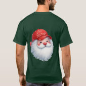 Make Christmas Great Again Maga GOP Santa T-shirt (Achterkant)
