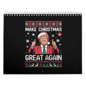 Make Christmas Great Again Trump Pajamas Ugly Xmas Kalender (Hoes)