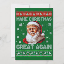 Make Christmas Great Again Trump Santa Claus Hat