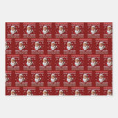 Make Christmas Great Again Trump Santa Claus Hat Inpakpapier Vel (Voorkant 2)