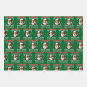Make Christmas Great Again Trump Santa Claus Hat Inpakpapier Vel (Voorkant)