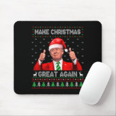 Make Christmas Great Again Xmas Funny Pajamas Ugly Muismat (Met muis)