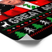 Make Christmas Great Again Xmas Funny Pajamas Ugly Poster (Hoek)