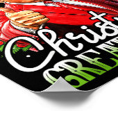 Make Christmas Great Again Xmas Funny Santa Trump  Poster (Hoek)