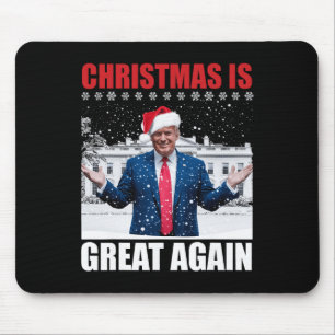 Make Christmas Great Again Xmas Funny Trum Muismat