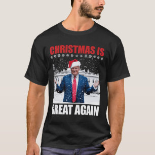 Make Christmas Great Again Xmas Funny Trum T-shirt
