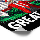 Make Christmas Great Again Xmas Funny Trump Pajama Poster (Hoek)