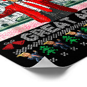 Make Christmas Great Again Xmas Funny Trump Pajama Poster (Hoek)