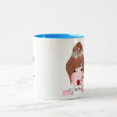 "Make Diva Time"/Relax en Chill Tweekleurige Koffiemok (Center)