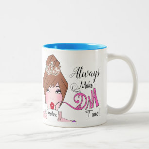 "Make Diva Time"/Relax en Chill Tweekleurige Koffiemok