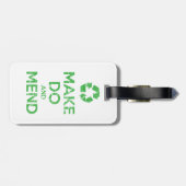 Make Do en Mend Bagagelabel (Achterkant horizontaal)