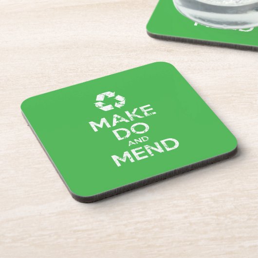 Make Do en Mend Bier Onderzetter (Linkerzijde)