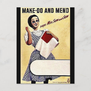 Make - Do en Mend Briefkaart