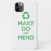 Make Do en Mend Case-Mate iPhone Case (Achterkant)