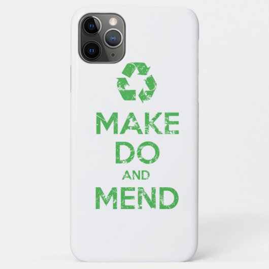 Make Do en Mend Case-Mate iPhone Case (Achterkant)