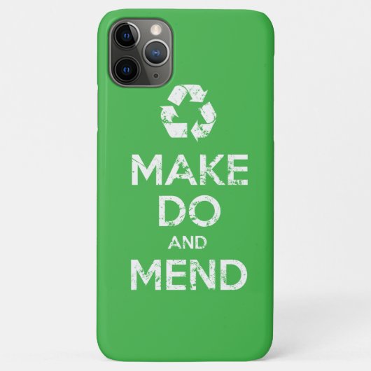 Make Do en Mend Case-Mate iPhone Case (Achterkant)