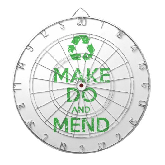 Make Do en Mend Dartbord (Voorkant)