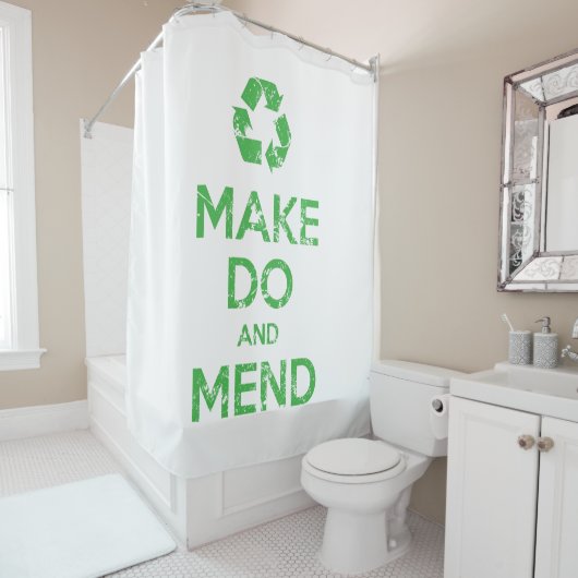 Make Do en Mend Douchegordijn (In situ)