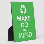 Make Do en Mend Fotoplaat (Zijkant)