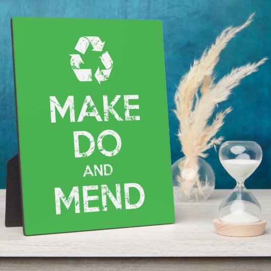 Make Do en Mend Fotoplaat (Zijkant)