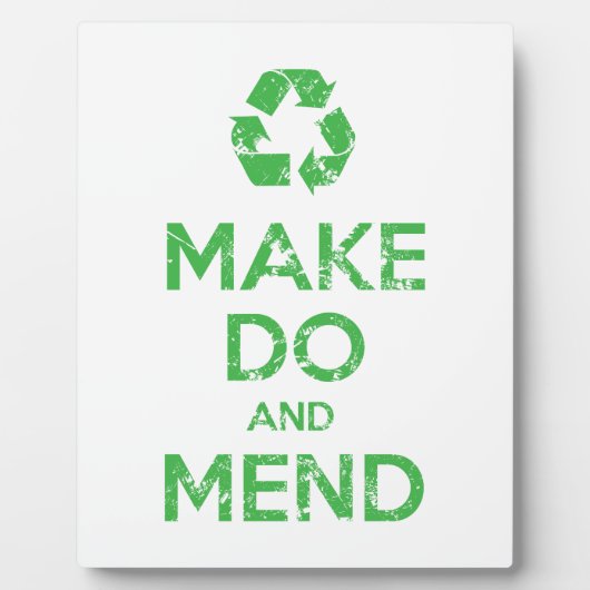 Make Do en Mend Fotoplaat (Voorkant)